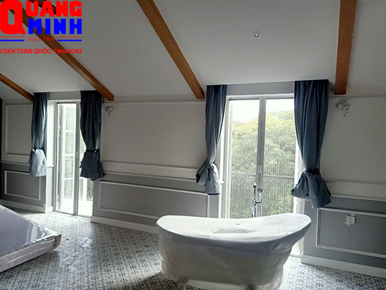 Thi công cửa lưới chống muỗi tại Golden Boutique Hotel